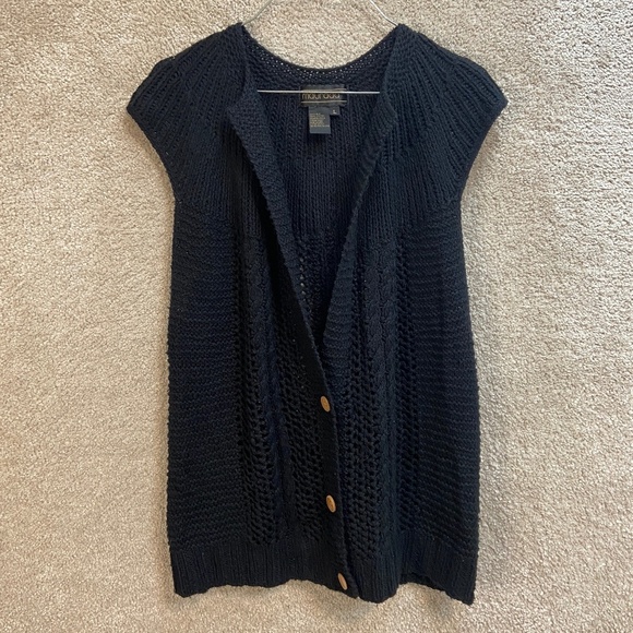Maurada knit sweater vest‎ Silk/Cotton Blend Size Large - Picture 1 of 8